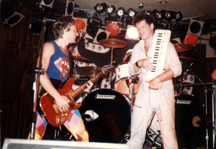 Frank (L), with Terry Watkinson