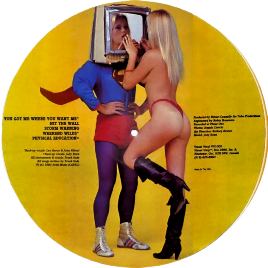 Adventures of Sodaman - picture vinyl rear